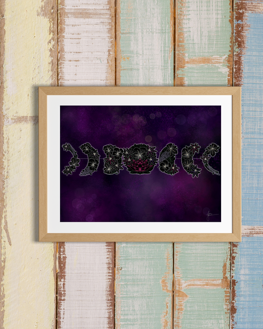 Dark Phases Art Print