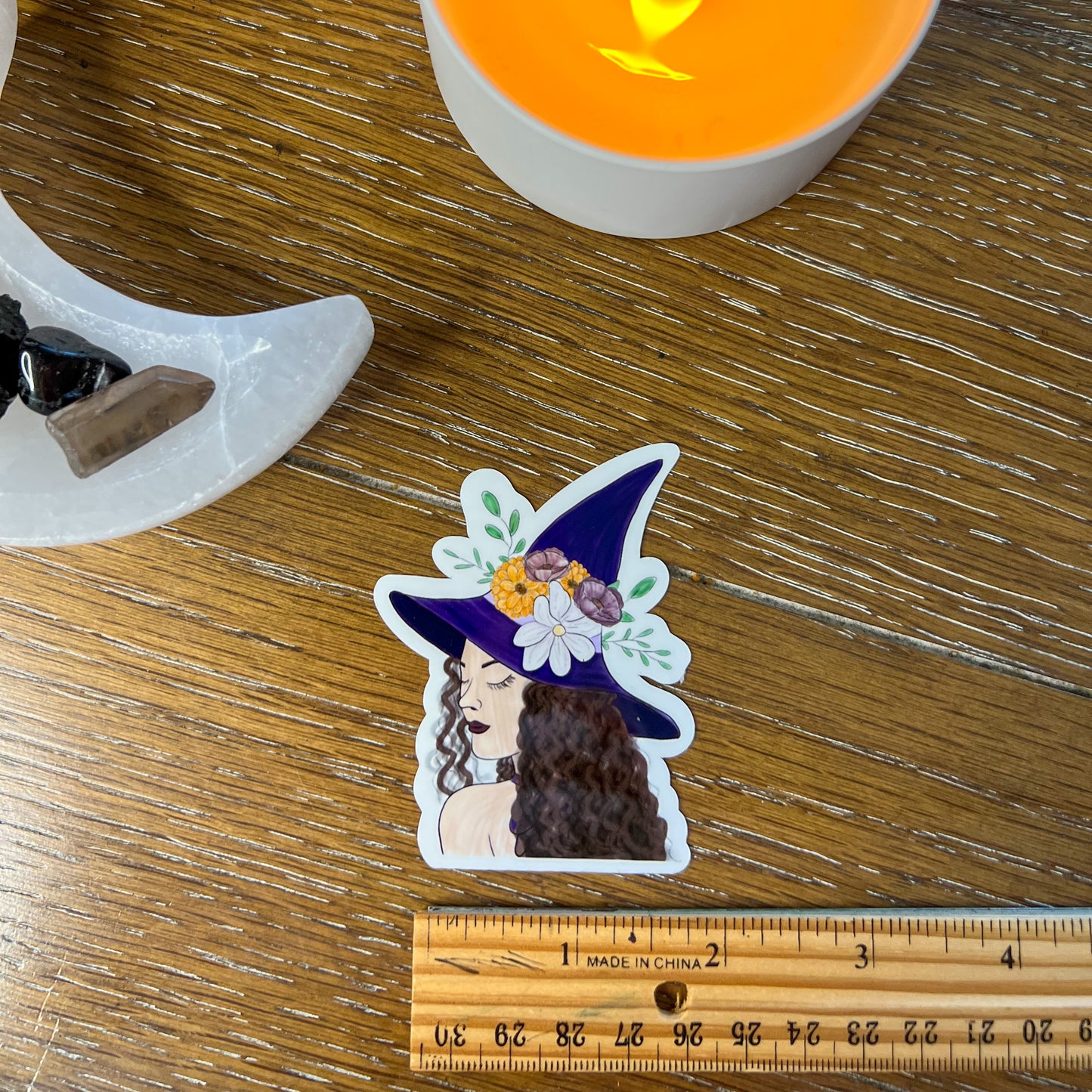 Flower Witch Sticker