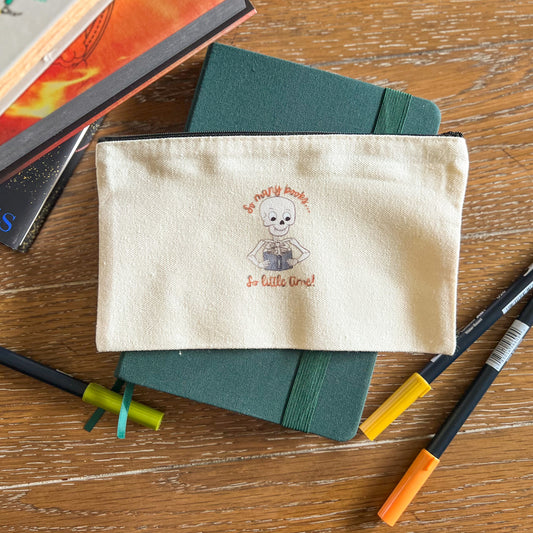 Reading Skelly Pencil Pouch