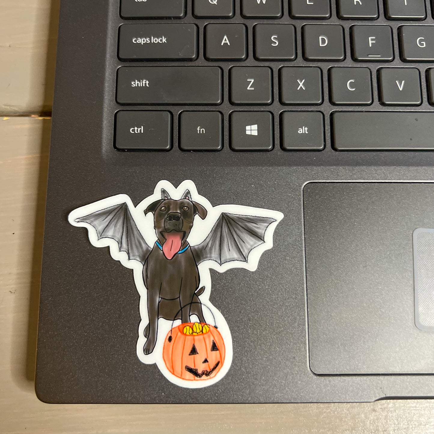 Bat Dog Navi Halloween Sticker