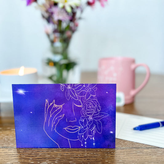 Dreaming in Florals Postcard