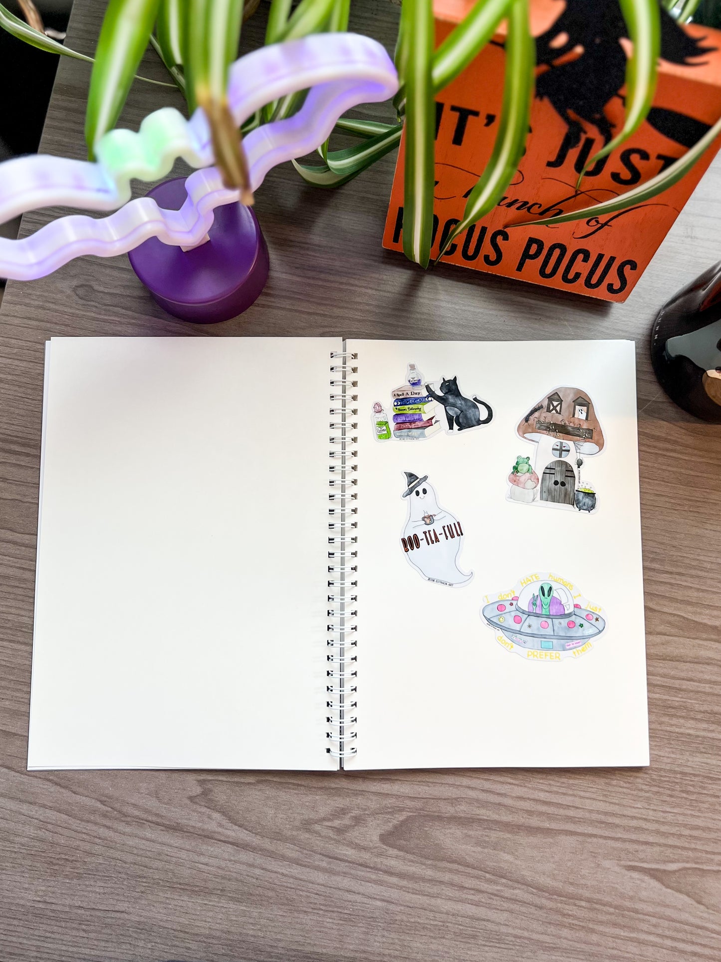 Spooky Time Reusable Sticker Book