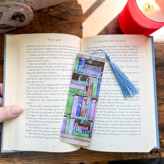 Not Enough Shelves Bookmark